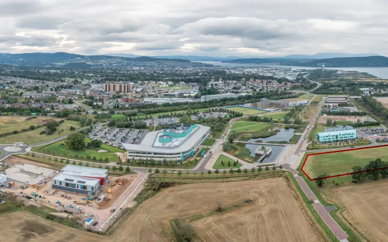 V 2 Campus Aerial Crop Sept 22 With Hotel Plot